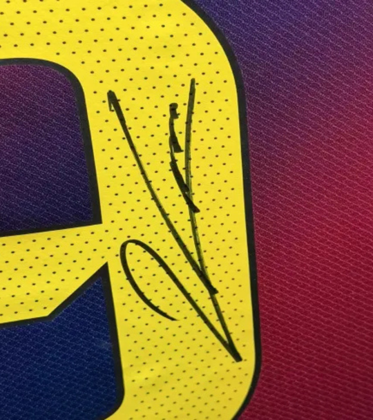 Robert Lewandowski FC Barcelona 25/26 ingelijst thuis shirt