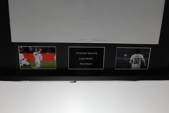 Luka Modric Real Madrid 21/22 Ingelijst Thuis Shirt