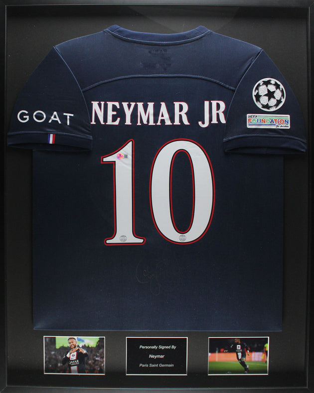 Neymar JR Paris Saint Germain 22/23 Ingelijst Thuis Shirt