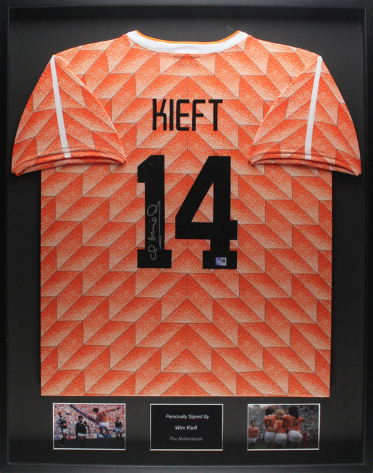 Wim Kieft Nederland 1988 Ingelijst Thuis Shirt