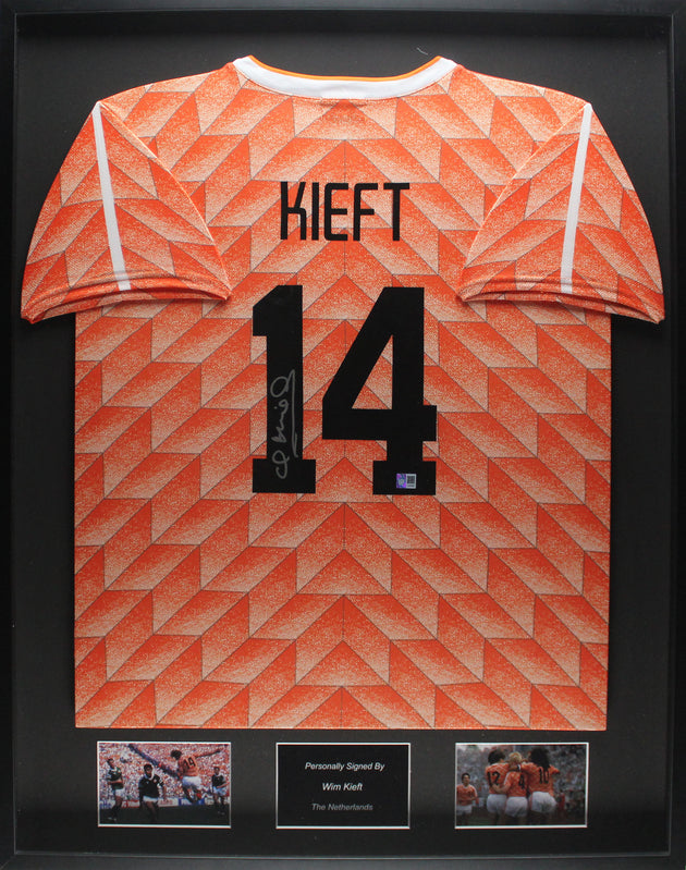Wim Kieft Nederland 1988 Ingelijst Thuis Shirt