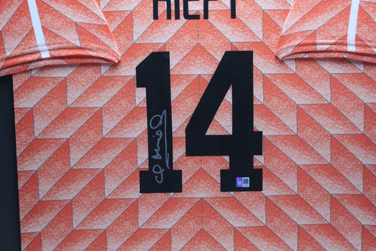 Wim Kieft Nederland 1988 Ingelijst Thuis Shirt