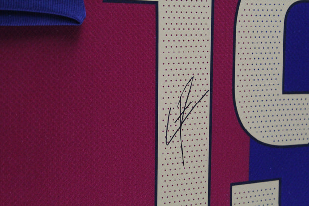 Lamine Yamal FC Barcelona 24/25 ingelijst thuis shirt