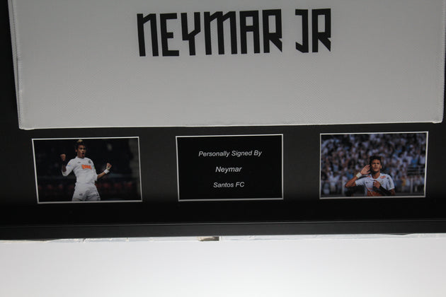 Neymar Santos 12/12 Ingelijst Thuis Shirt
