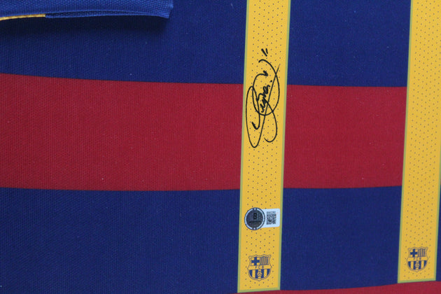 Neymar FC Barcelona 15/16 Ingelijst Thuis Shirt