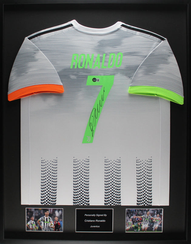 Cristiano Ronaldo Juventus 19/20 Palace ingelijst thuis shirt