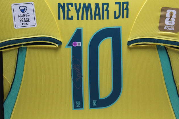Neymar JR Brazilië WK 2026 ingelijst Thuis Shirt