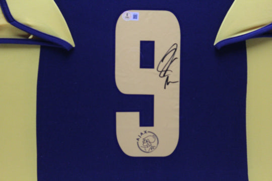 Zlatan Ibrahimovic AFC Ajax 00/01 ingelijst uit shirt