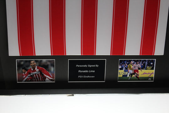 Ronaldo Lima PSV Eindhoven 95/96 ingelijst thuis shirt
